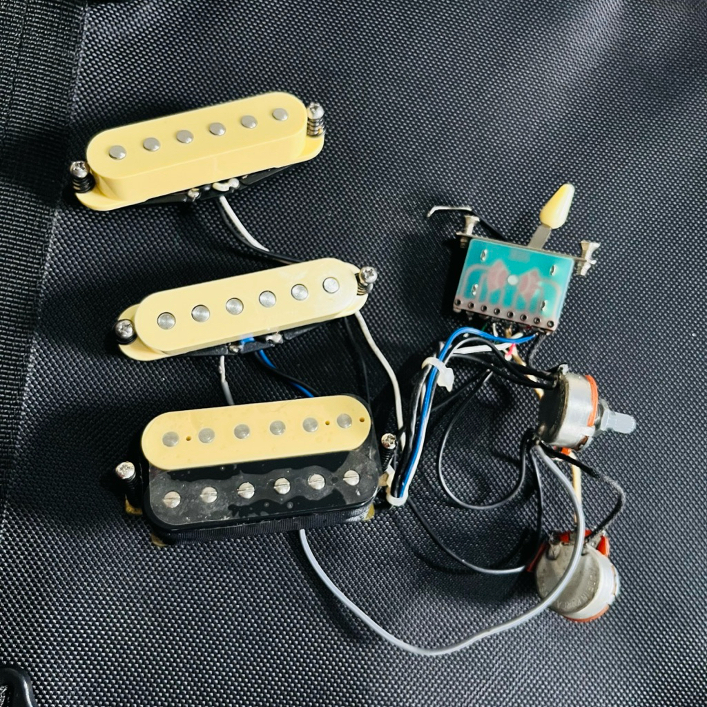 pickup gitar + wiring set elektronik SIRE S3 konfigurasi HSS original product
