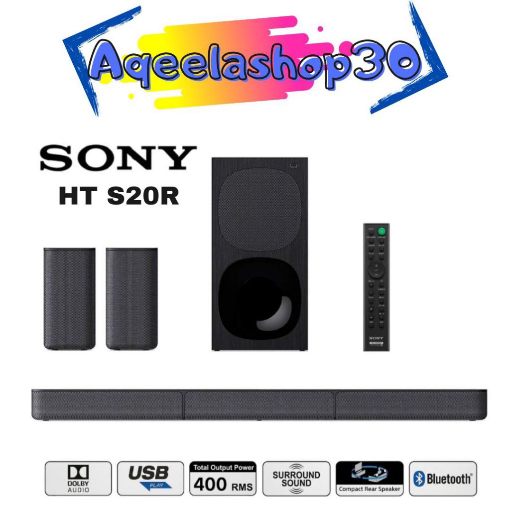 SONY HT S20R SOUNDBAR 5.1 CH 400 WATT