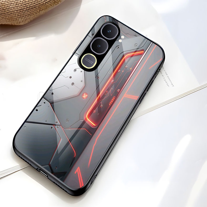 CL Softcase Glass For Vivo Y21D - Case Glass Vivo Y21D - Casing Kaca Y21D Terbaru - Casing Murah Viv