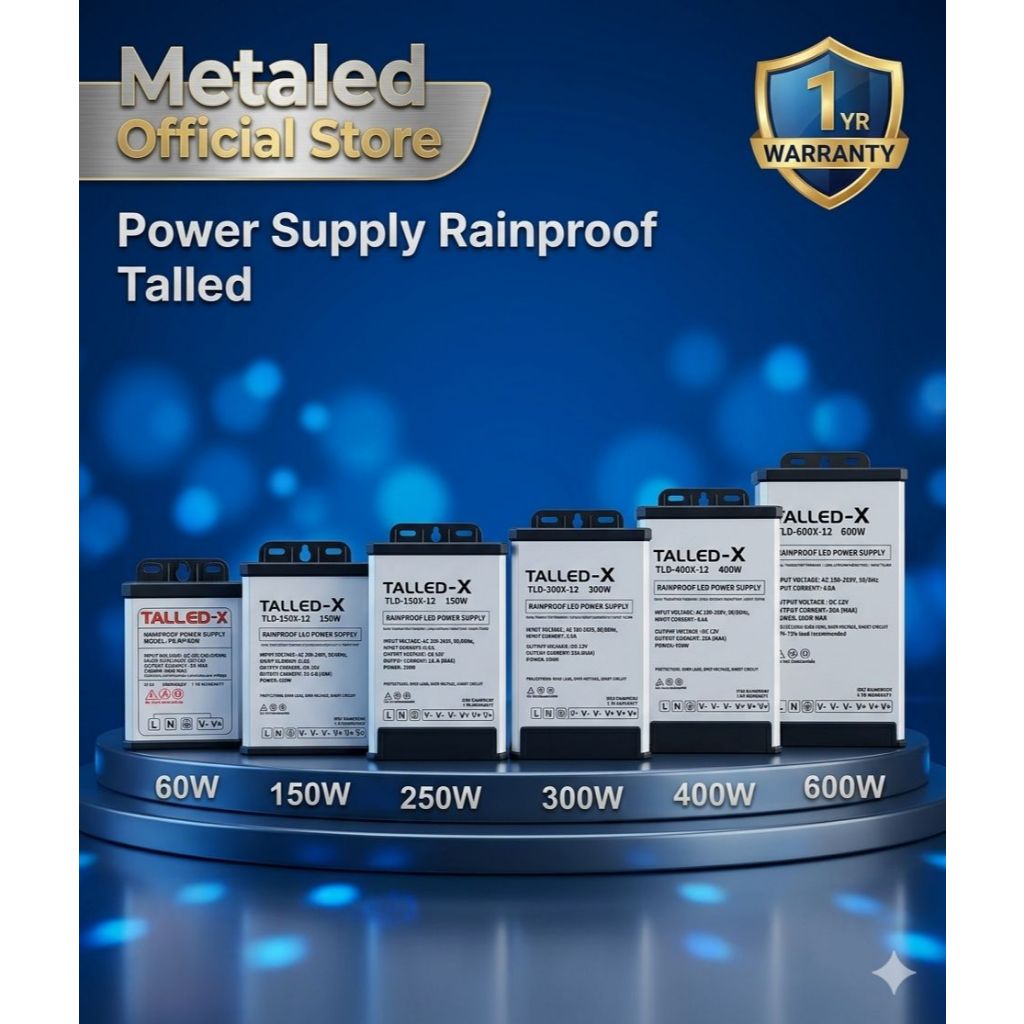 POWER SUPPLY ADAPTOR RAINPROOF TALLED - X