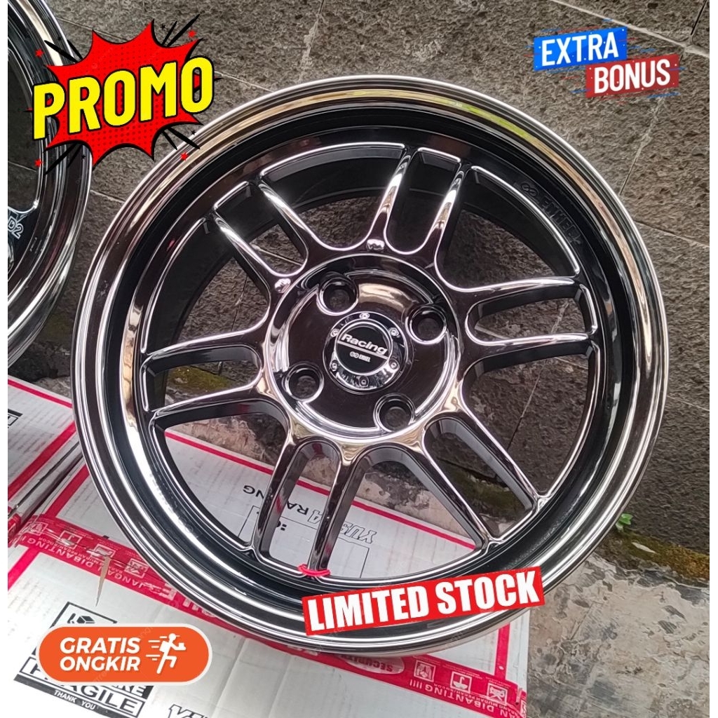 Veg baru termurah Enkei Rpf1 R15 black chrome (4pcs)
