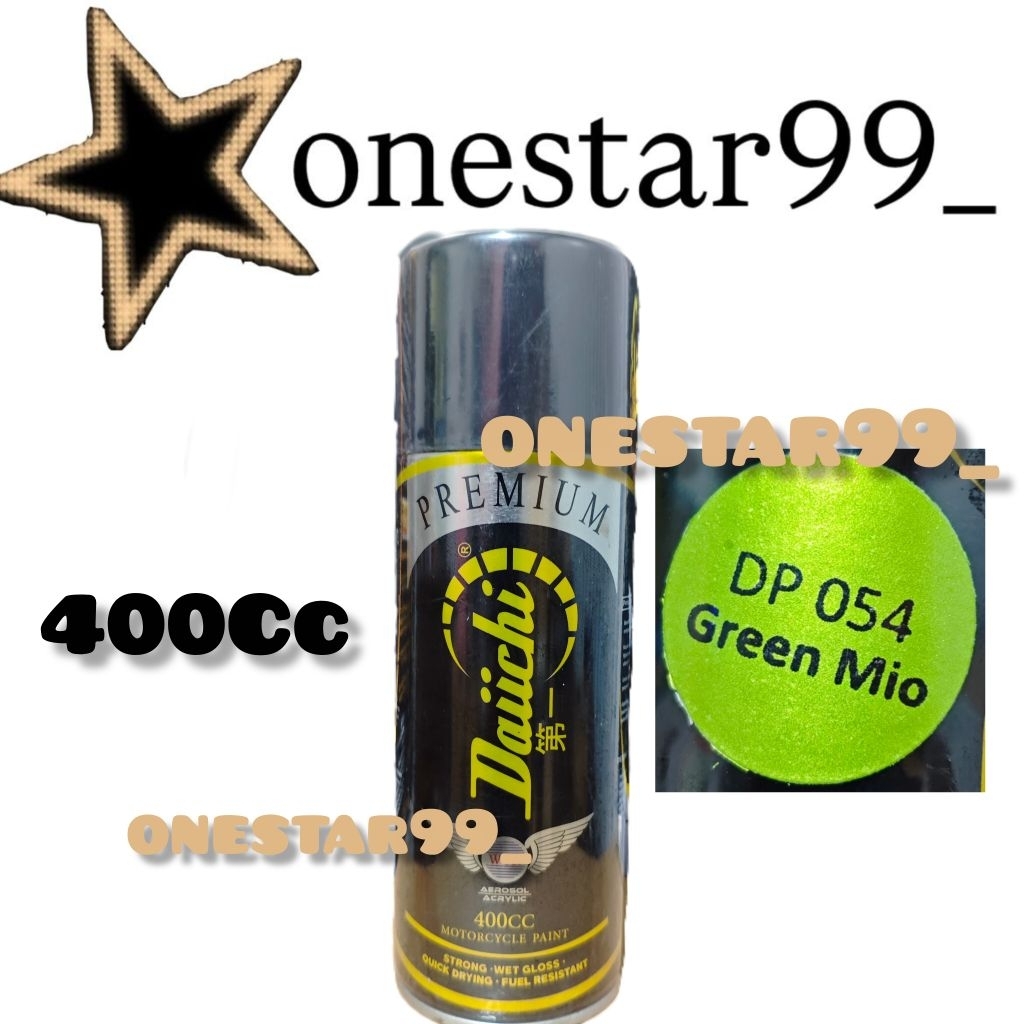 Pilok pylox pilox Cat Daiichi Daichi Green Mio 054 Hijau Metalik Glossy Mengkilap 400Cc Daici