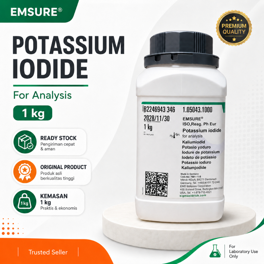 kalium iodida (ki) pro analys 1 kg merck 105043