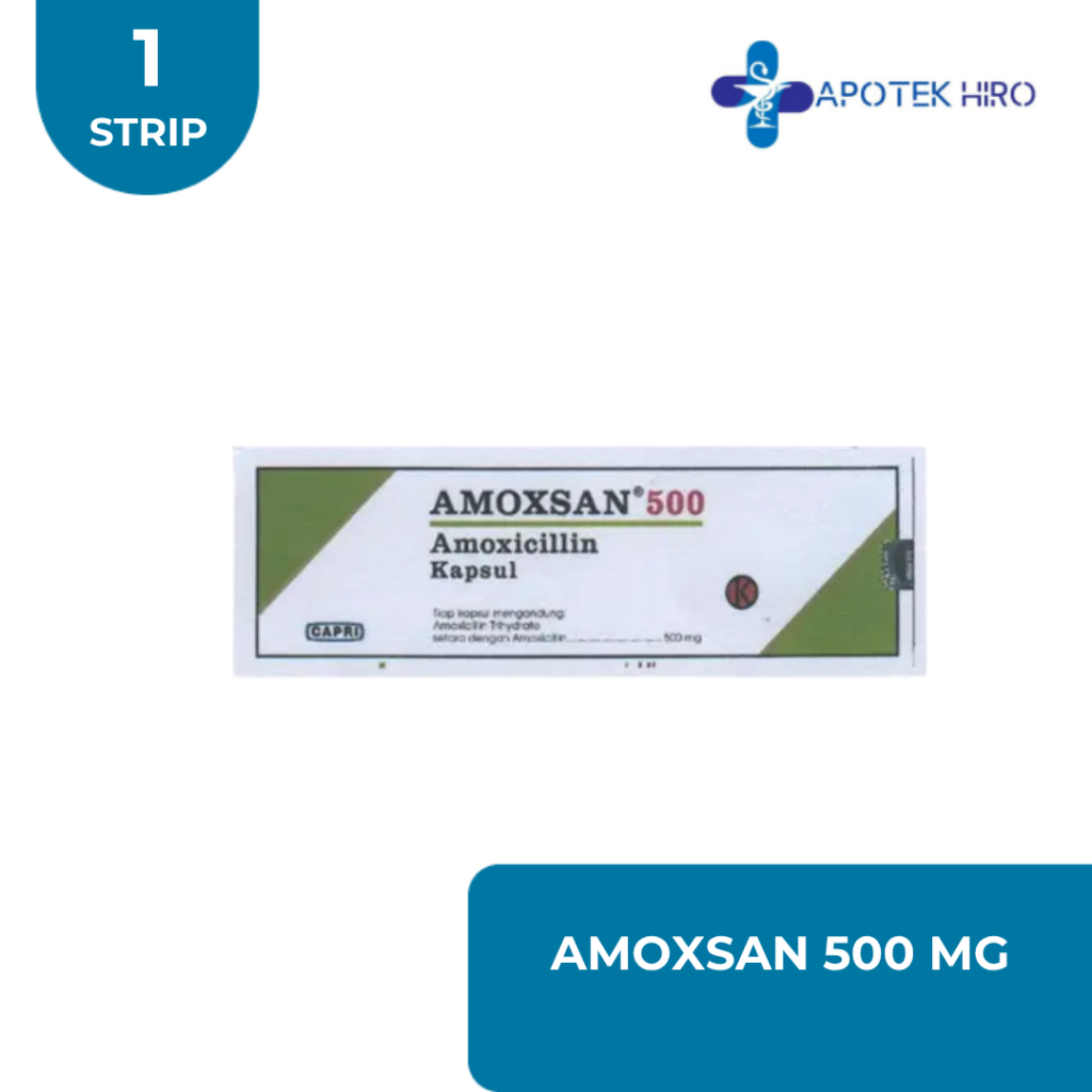 AMOXSAN 500 500 MG 1 STRIP @ 10 KAPSUL