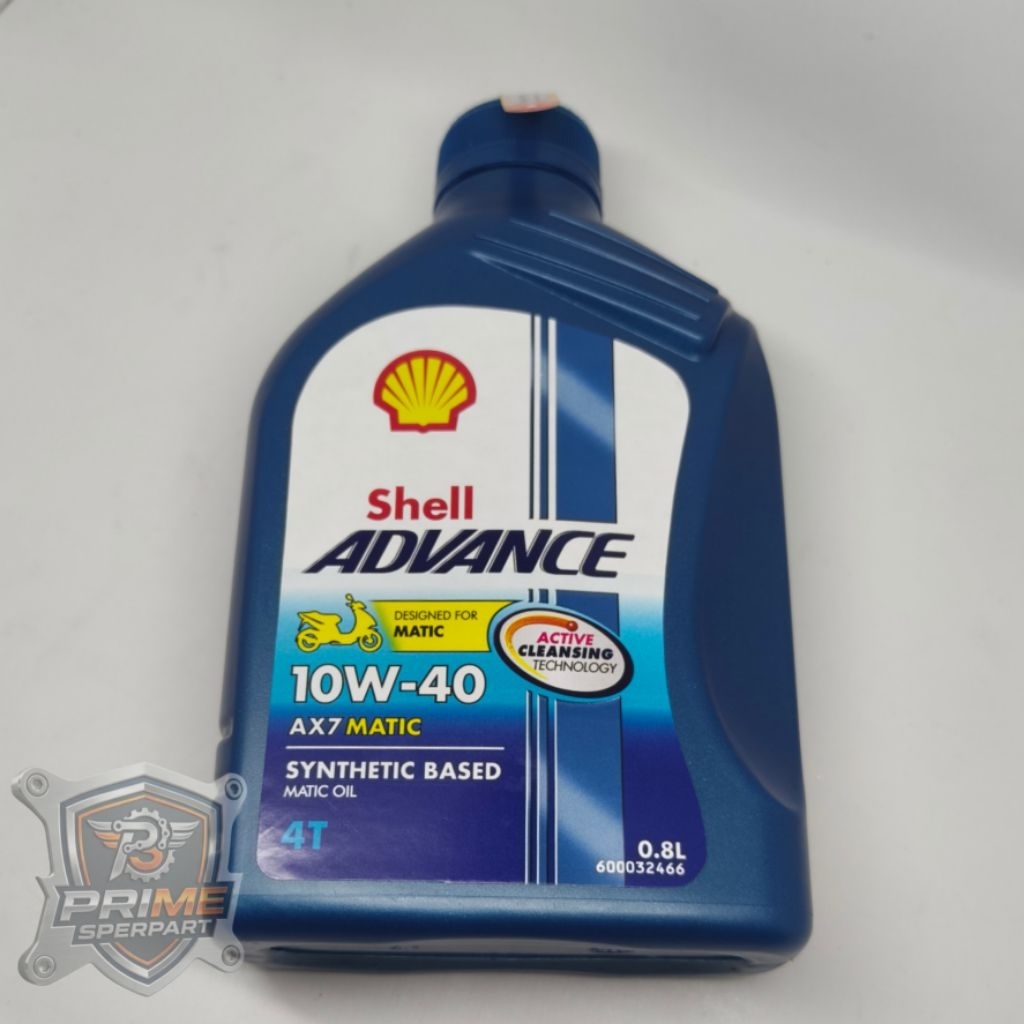 OLI SHELL MATIC ADVANCE AX7 4T SCOOTER 10W-40 800ml VARIO 125 BEAT HONDA
