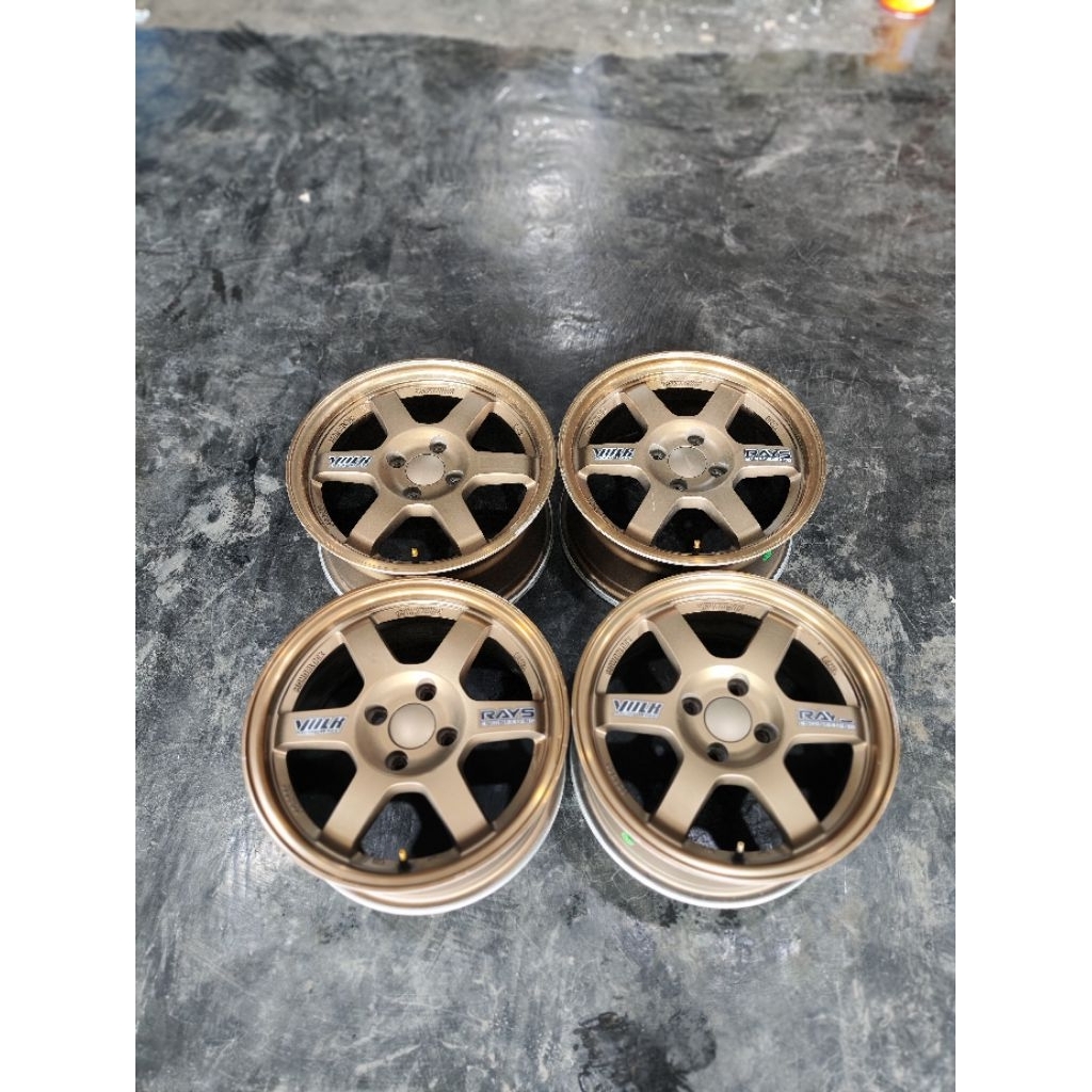 Velg second TE37 Ring 15×7in et40 pcd 4×100