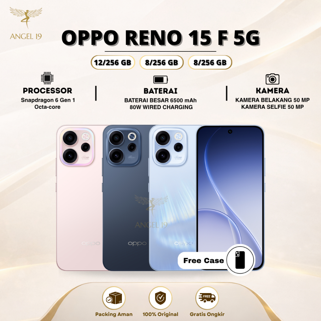OPPO RENO 15F 5G 12/256 GB | OPPO RENO 15 F 5G 8/256 GB | OPPO RENO 15 F 5G 8/128 GB | 50MP ULTRA WI
