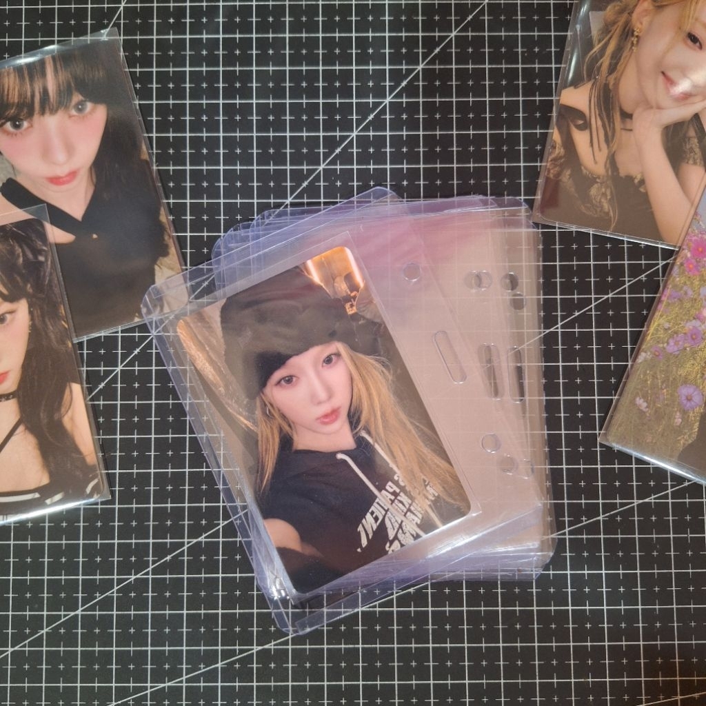 Toploader Photocard PC Kpop Nametag A2 Top loader Bening Packing Cardholder Holder