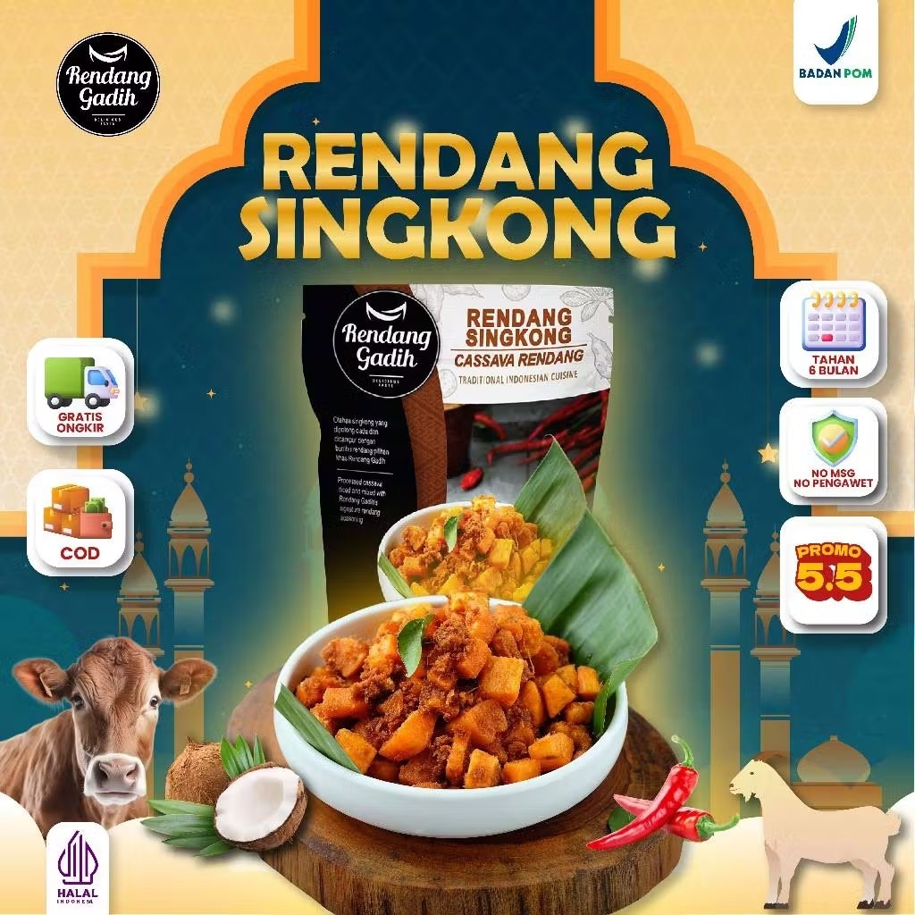 RENDANG SINGKONG - RENDANG GADIH PAYAKUMBUH