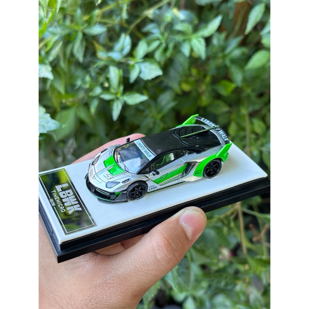 Time micro Lamborghini LBWK Silver Green series unseald