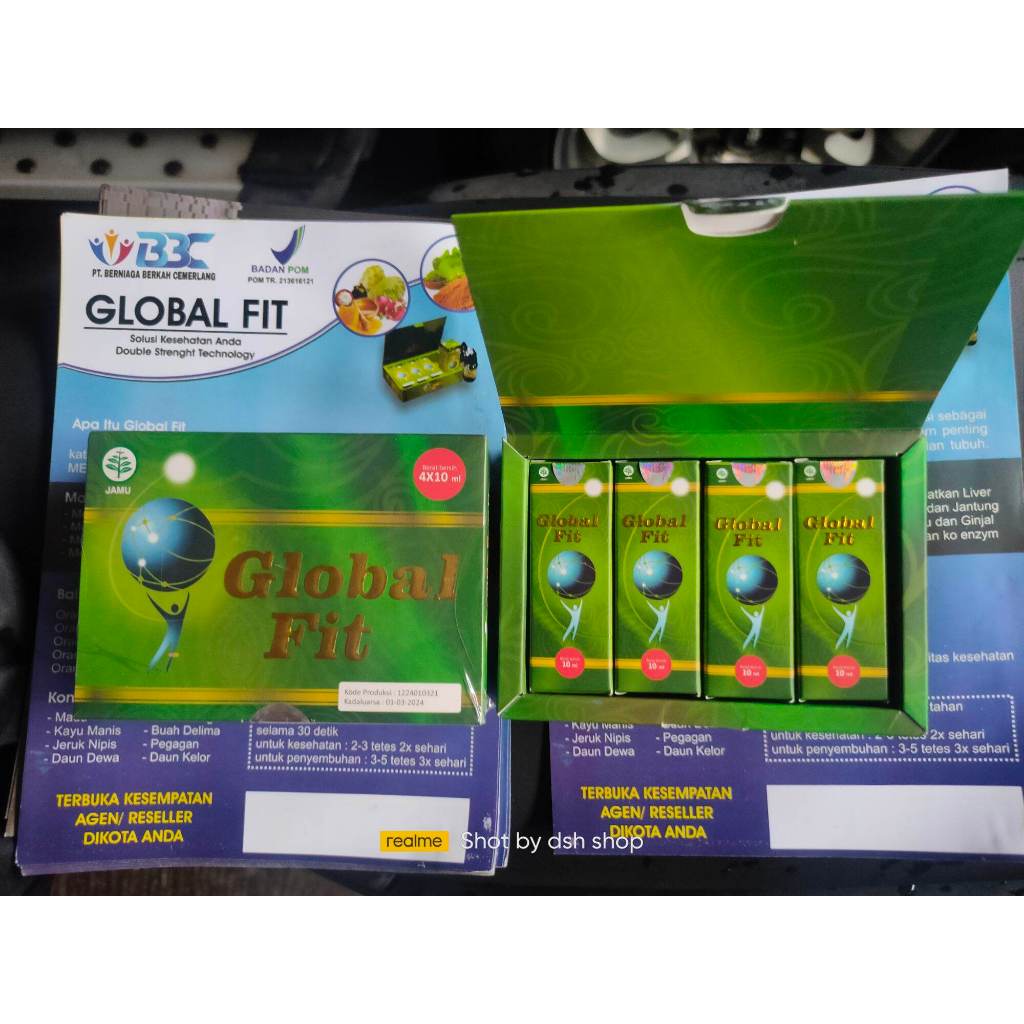 [ORIGINAL BPOM] Global Fit Enzym BBC Herbal Alami Tetes Suplemen Kesehatan & Imunitas Tubuh