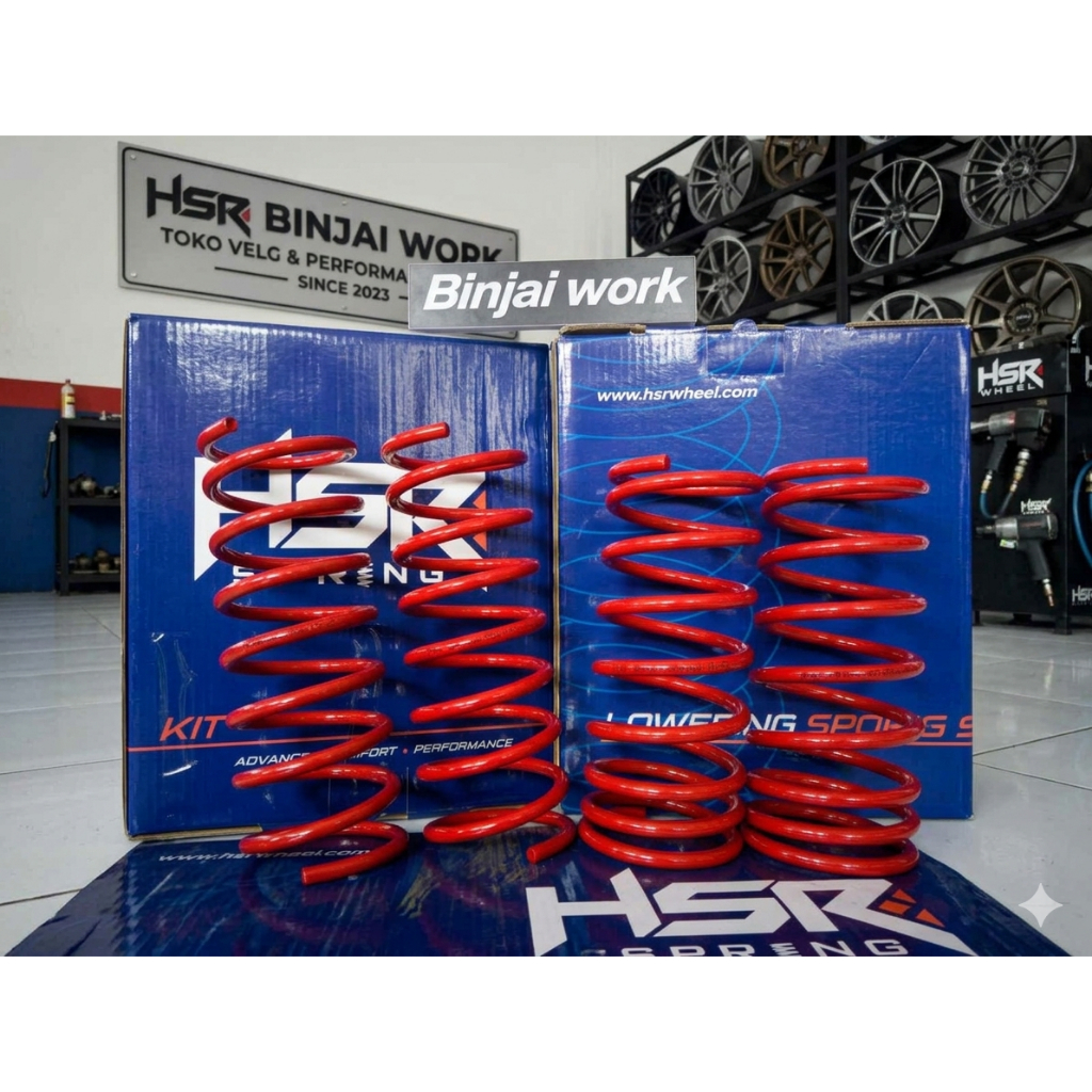 PER CEPER MOBIL AGYA - LOWERING KIT HSR RED TOYOTA AGYA 2014 2022