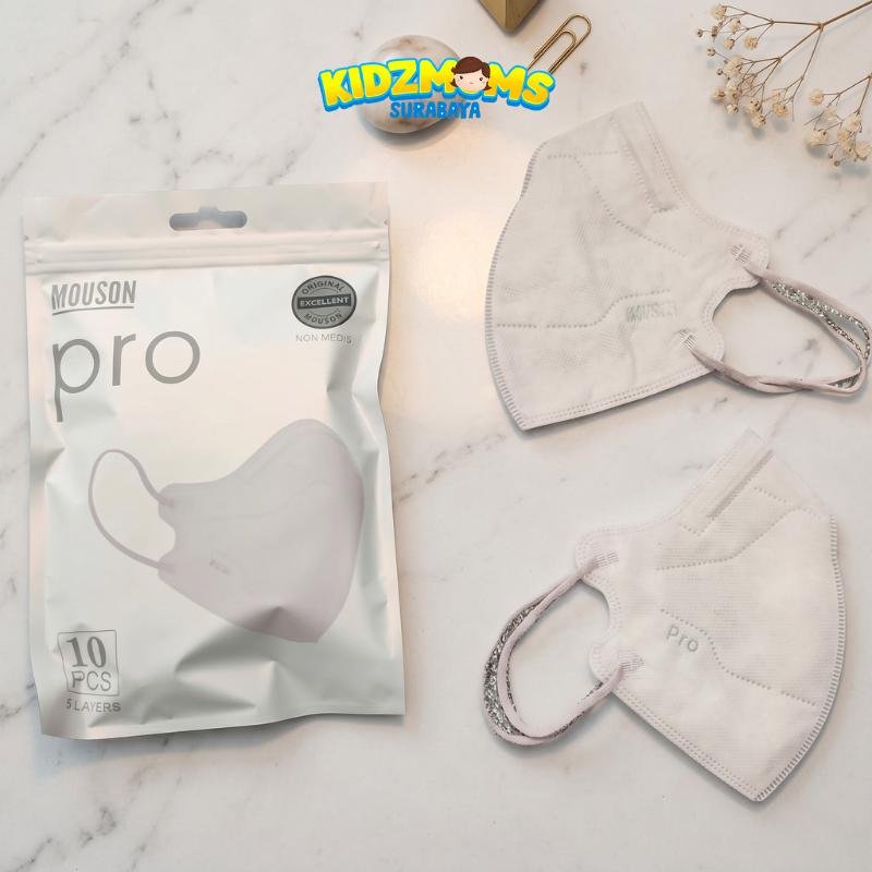 Masker PRO KN95 Duckbill White / Masker Mouson Pro Isi 10pcs