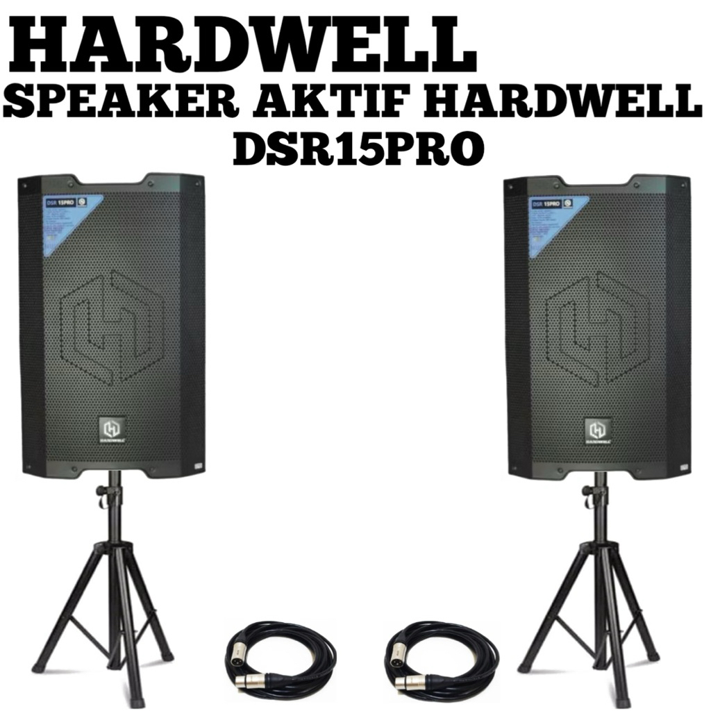 Speaker Aktif Hardwell Dsr15pro Original Speaker Aktif 15inch Hardwell Tws-Bluetooth