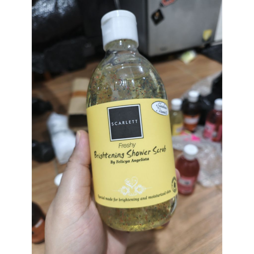 cuci gudang scarlett bodywash 250 ml murah
