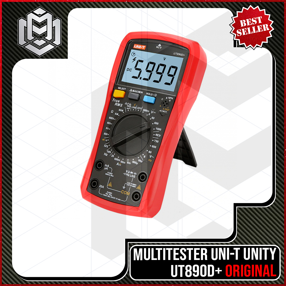 Multitester Digital Uni-T Unity UT890D+ / Multimeter Digital UT890D Plus / UNI-T UT890D+ True RMS Di