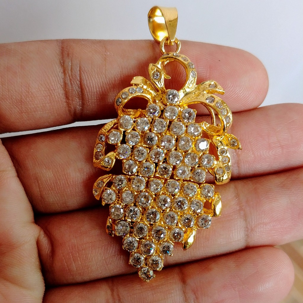 Liontin Kalung Anggur Mata Besar Lapis Emas Goldplated Sepuhan