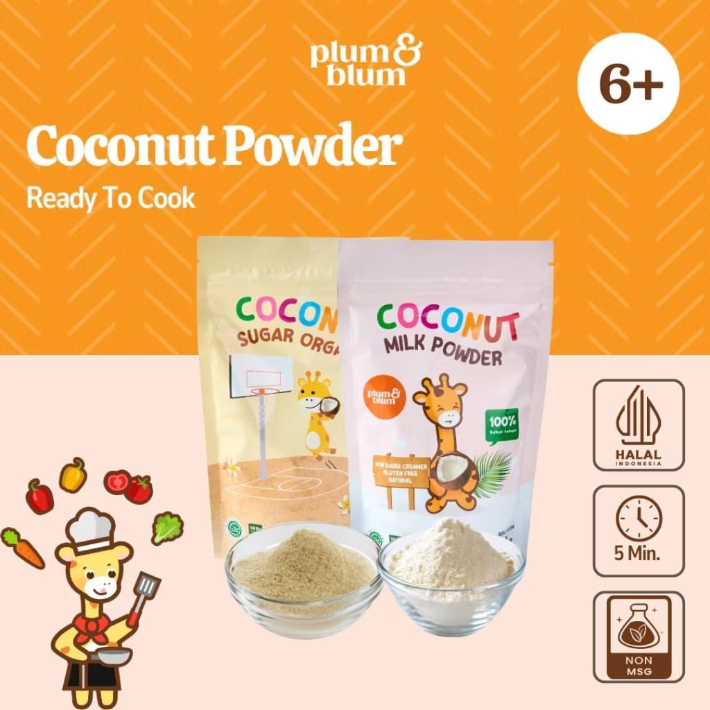 PLUM BLUM COCONUT MILK POWDER | PLUM BLUM COCONUT SUGAR ORGANIC