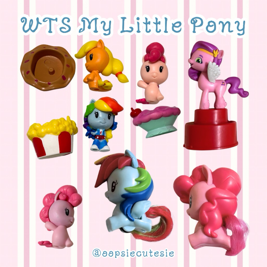 UPDATE 22 MAY My Little Pony Cutie Mark Crew happy meal kfc toy