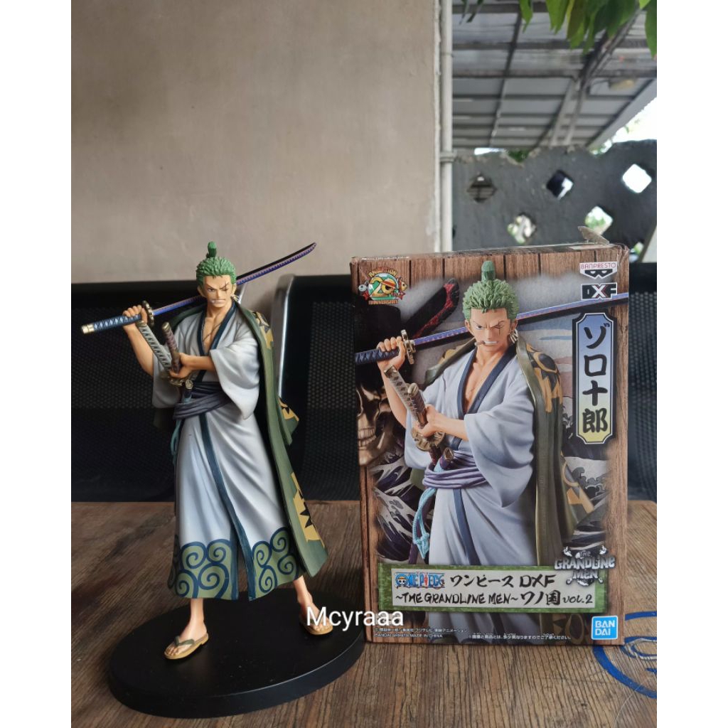 Action Figure Zoro Wano Bandai Official ONE PIECE