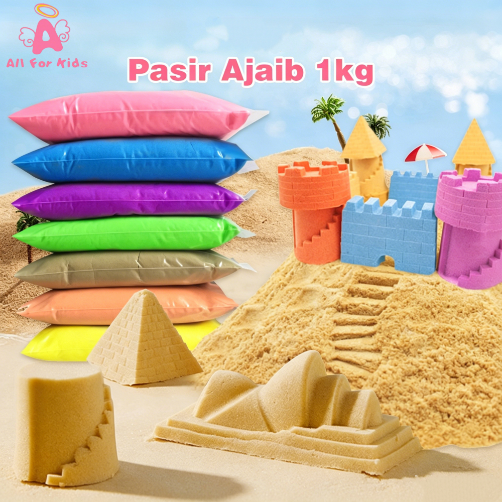Mainan PasirAjaib Anak 1kg Mainan Pasir Impor Murah