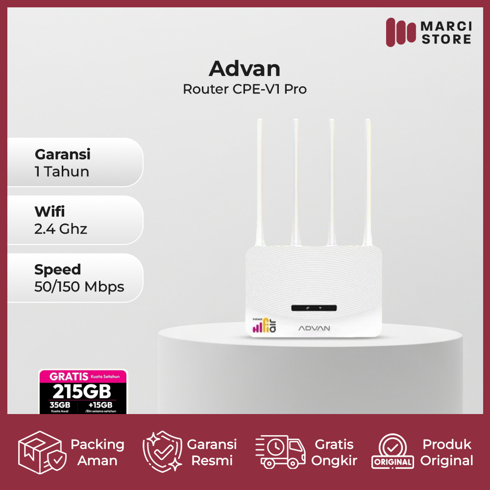 ADVAN CPE V1 Pro Modem + Wifi + Router + 4G LTE unlock all operator | Modem ADVAN CPE V1