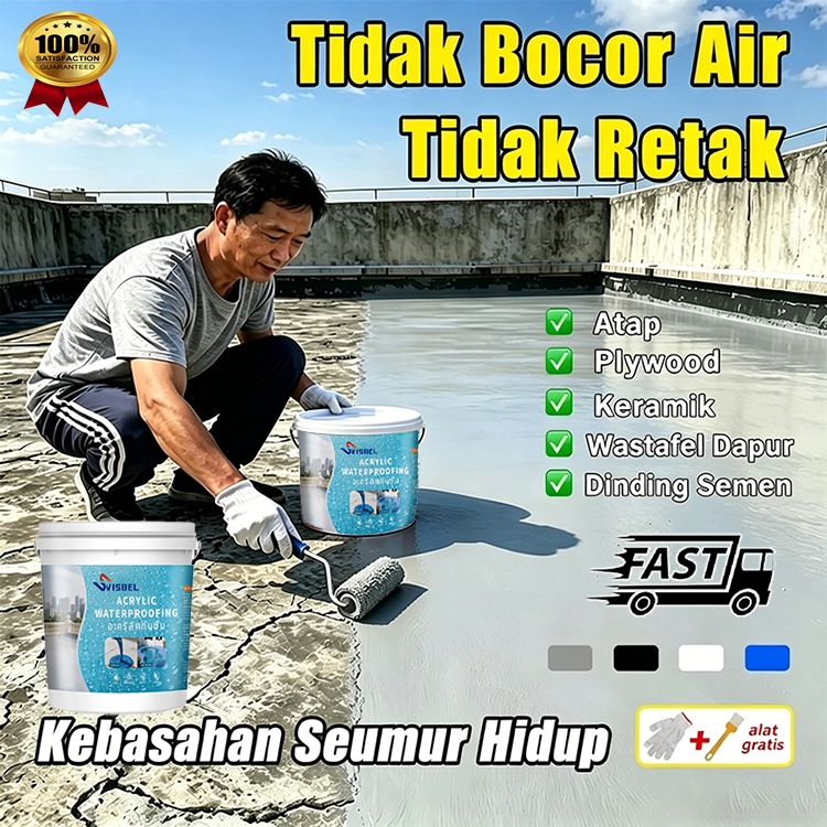 Cat waterproof anti bocor Cat kolam ikan anti bocor Untuk dalam luar ruangan  anti bocor Lem anti bo