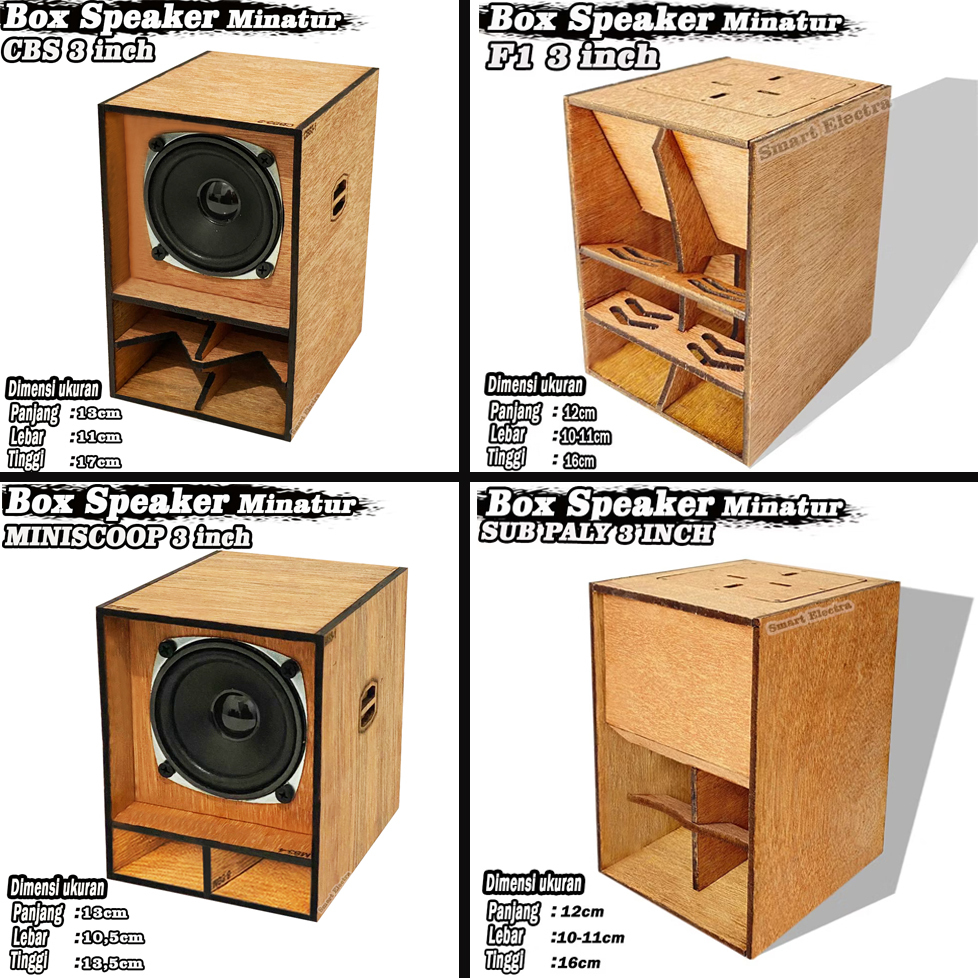 Box Speaker Miniatur 3 Inch