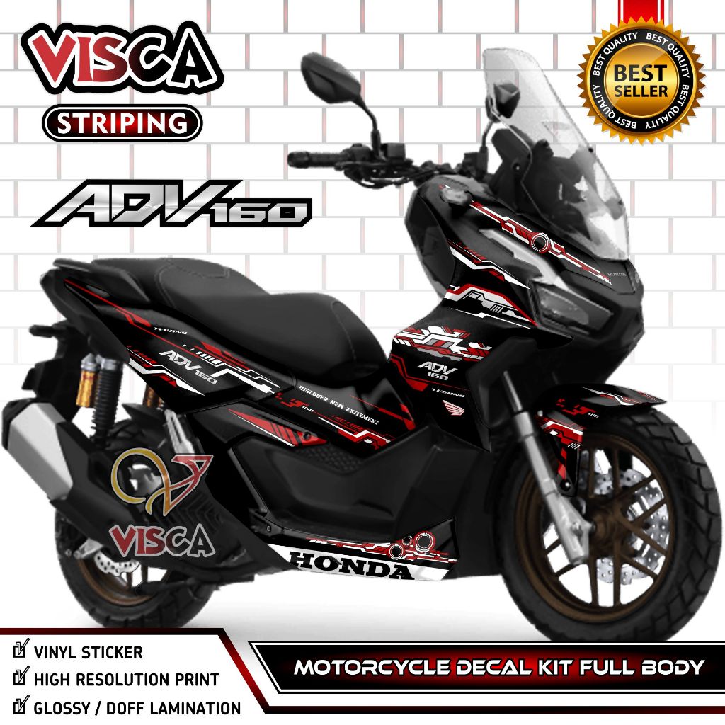 Decal ADV 160 Full Body - Stiker ADV 160 Full Body - Dekal ADV 160 Full Body - Striping ADV 160 Vari