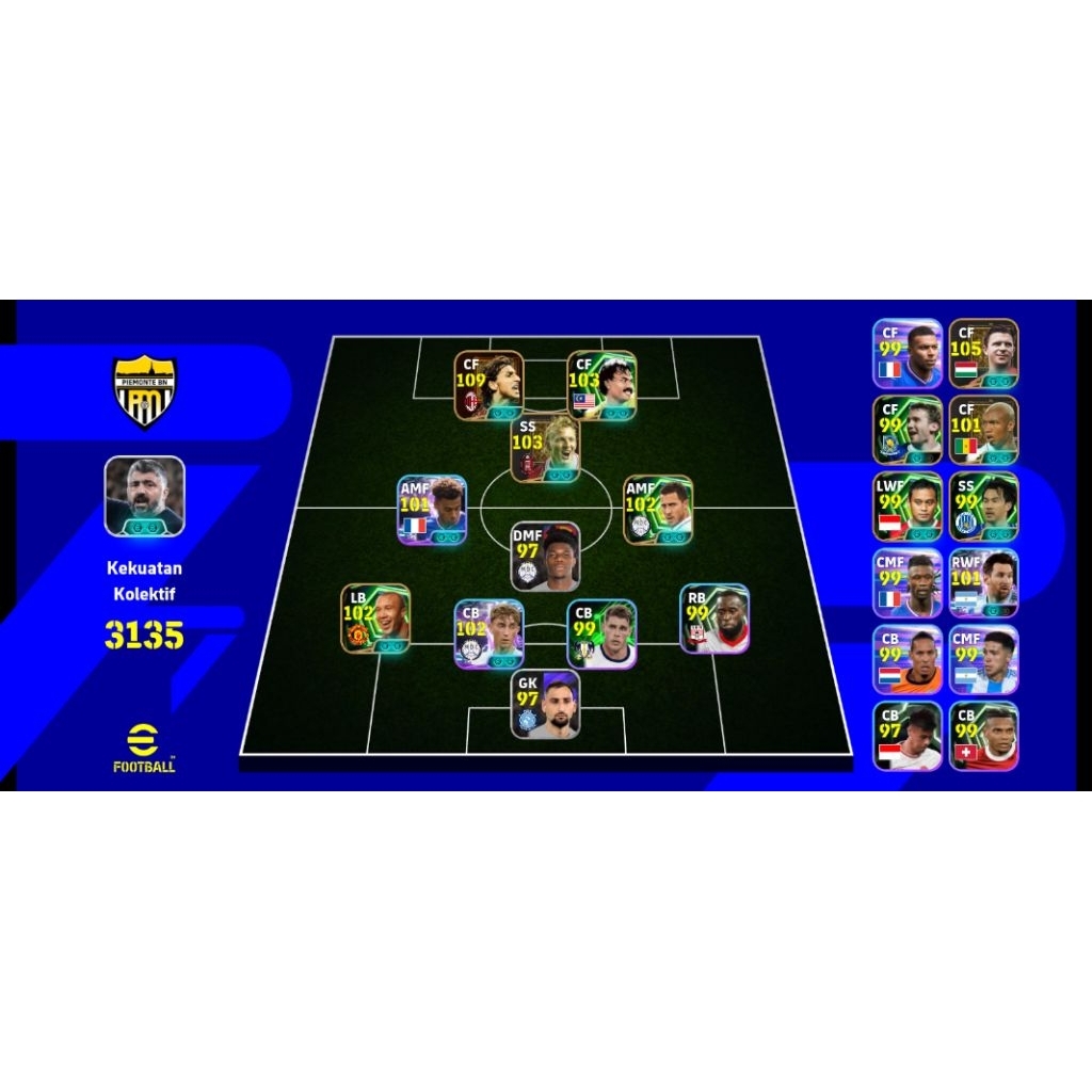 Akun Baru Polosan Efootball 2025/2026 anti HB(Ibrahimovic Epik Big Time).
