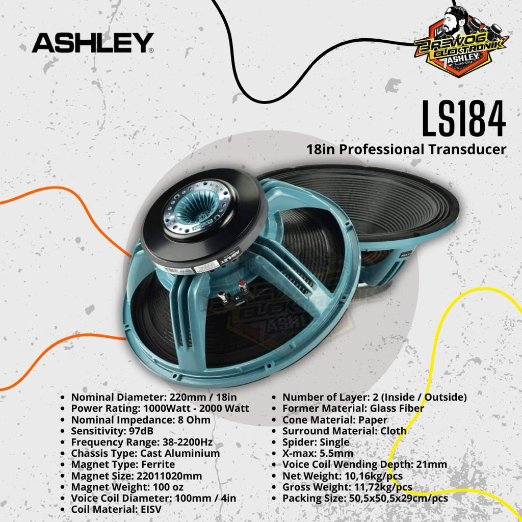 SPEAKER LS184 ASHLEY