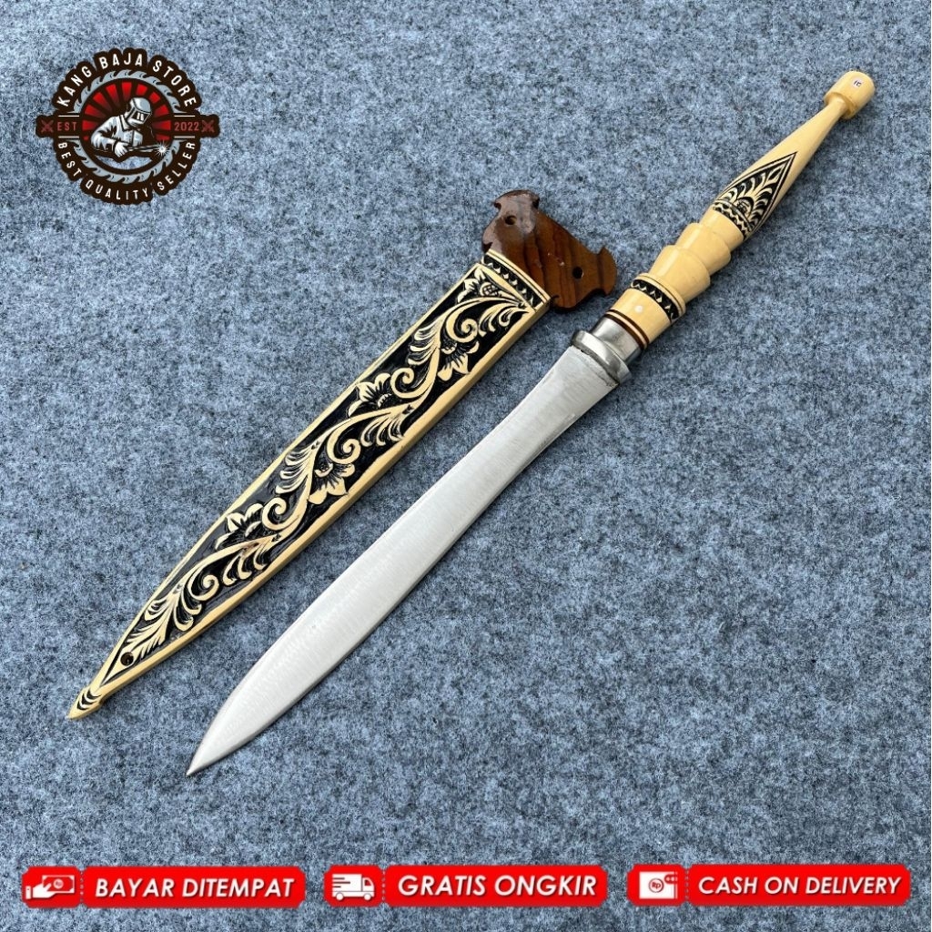 Pisau Dohong 2 Sisi Baja Per Berkualitas