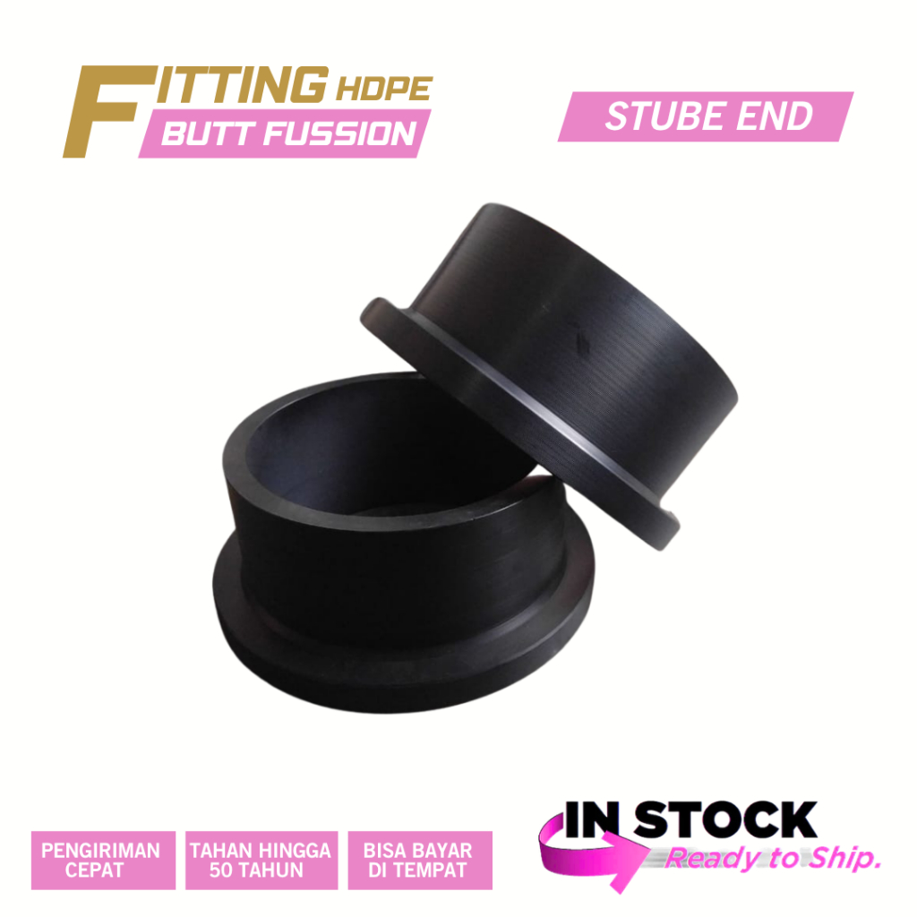 Stub End Pipa Hdpe Ukuran 16'' (400mm) PN16 | Stub End Butt Fusion Hdpe