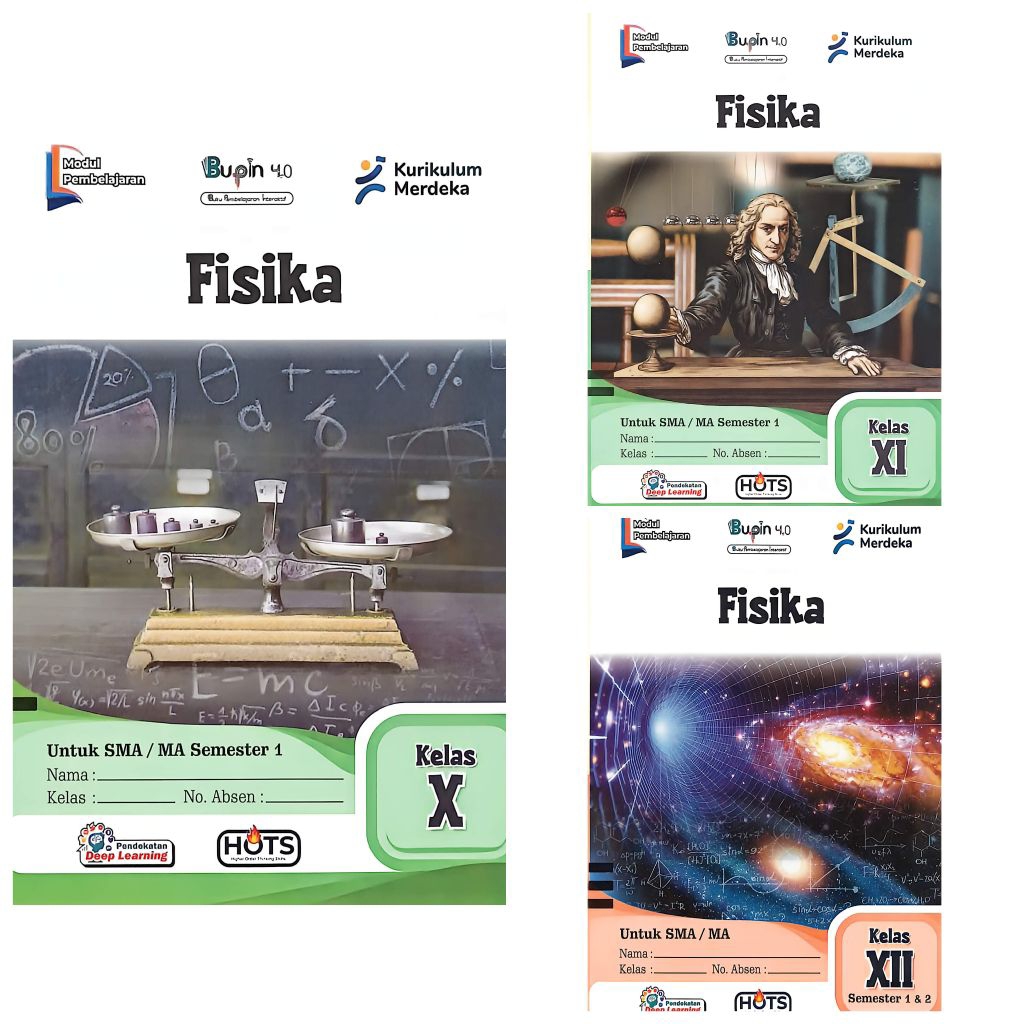 LKS SMA MA FISIKA KELAS 10 11 SEMESTER 1 KELAS 12 SEMESTER 1 & 2 KURIKULUM MERDEKA TA. 26/27 | BP