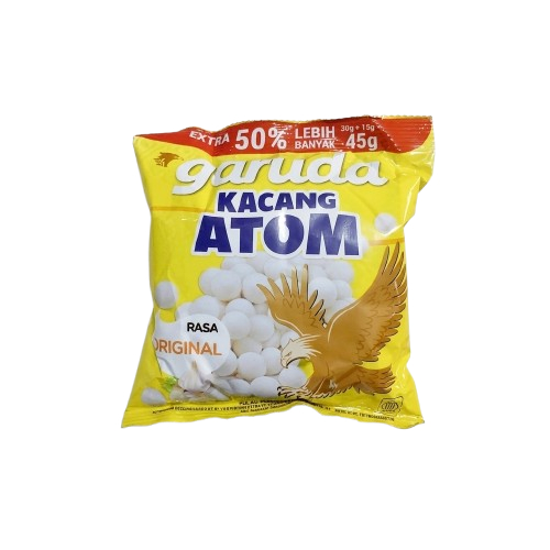 Garuda Kacang Atom Original 30gr + Ekstra 15gr 2000 Pilus