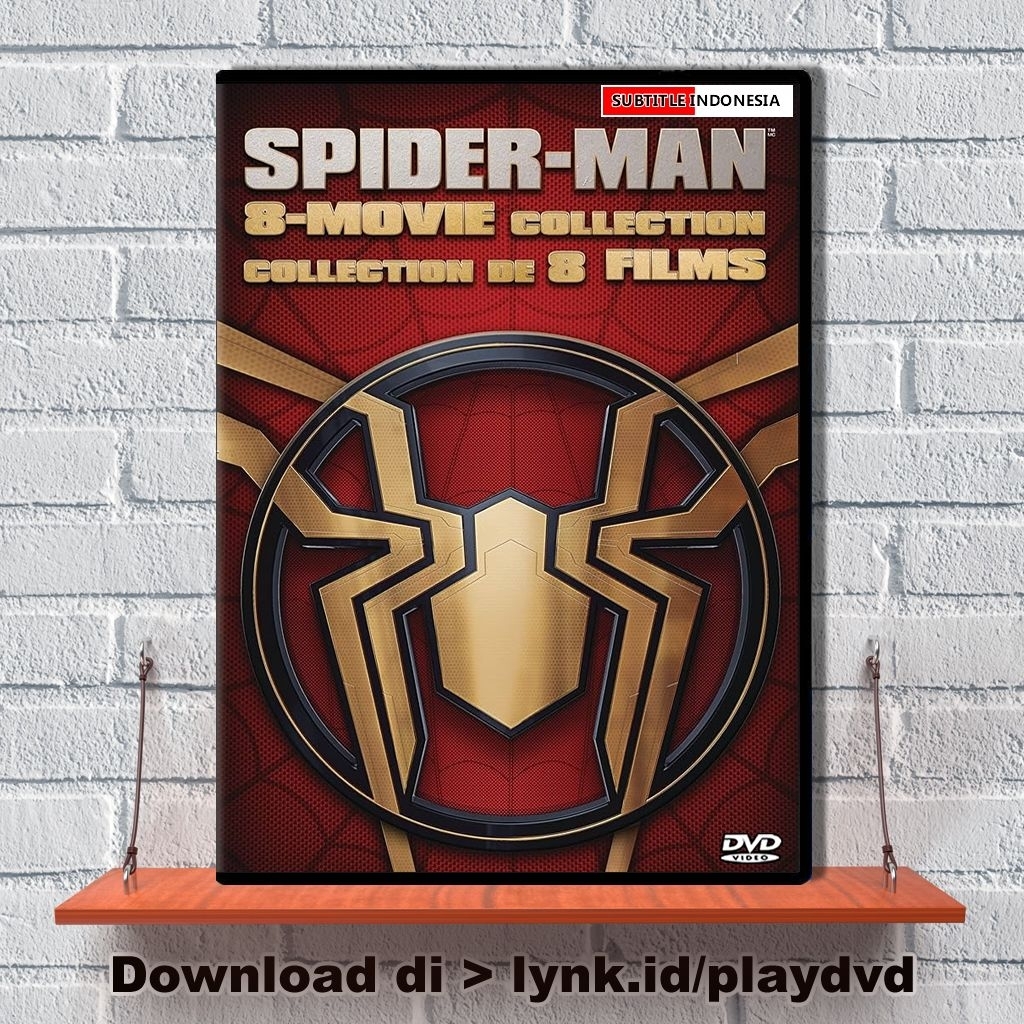DVD Spiderman 1-8