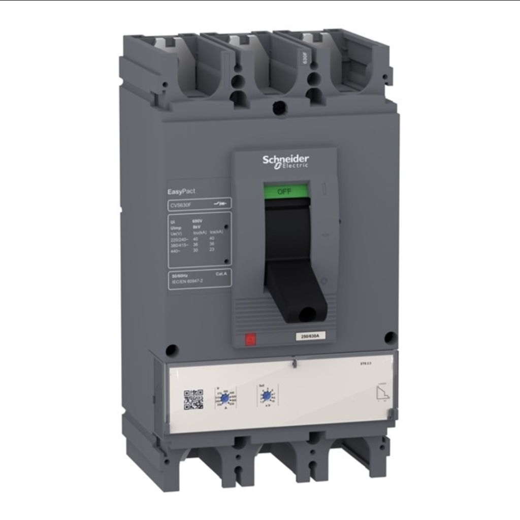 MCCB EasyPact CVS630F 3P 630A 36kA Schneider - LV563307 - 3 Phase 630 Amper 36kA original schneider
