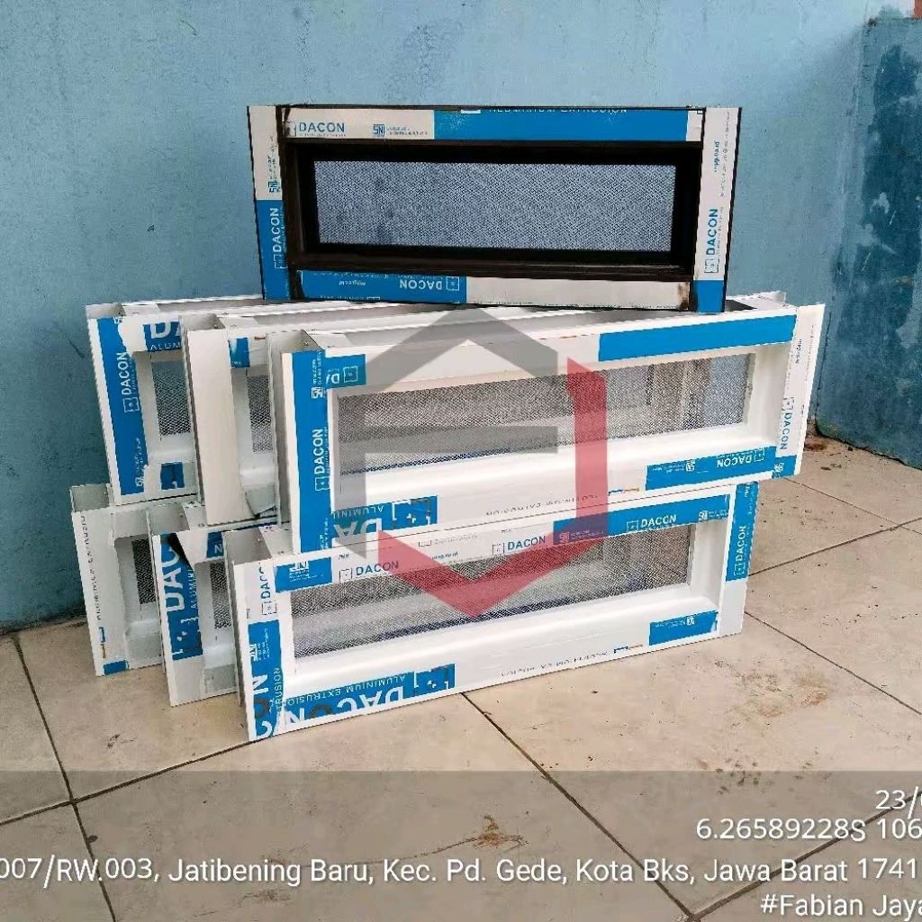 loster aluminium lobang angin uk 20 x 40