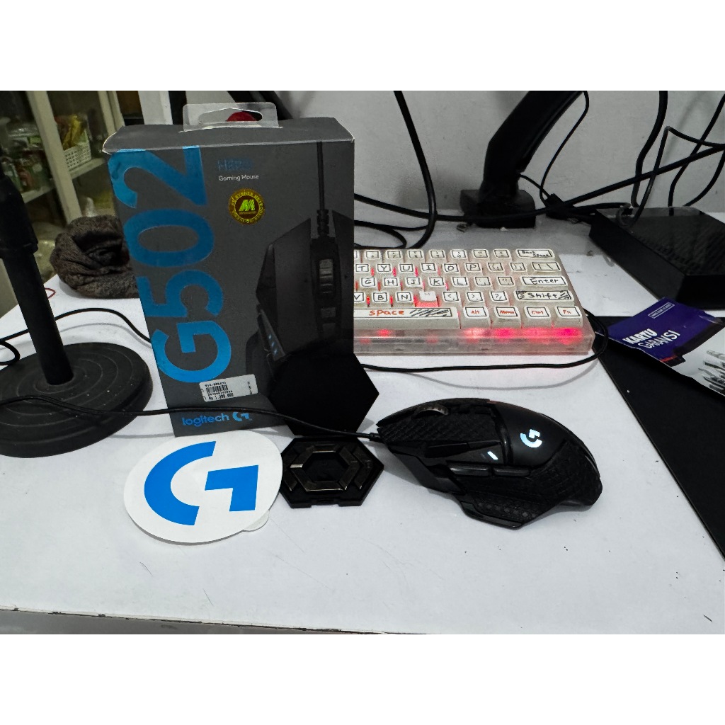 Logitech G502 Hero Mouse Gaming wired RGB Bekas like new