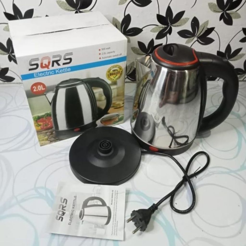 Teko Listrik Pemanas Air SQRS Electric Kettle 2L / Teko Electric / Mug Electric
