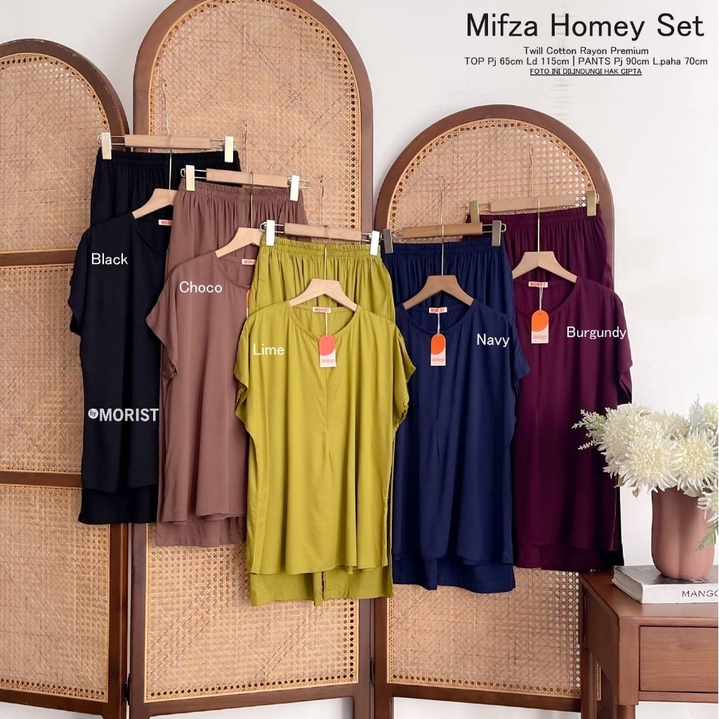 Barang Baru|Tiviya|Girma|Mifza|Homey set polos|Pajamas polos|