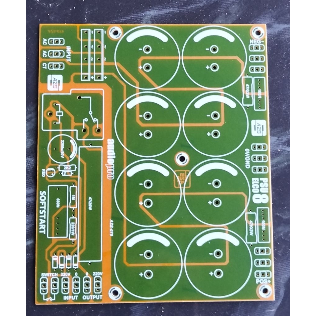 PCB PSU 8 Elco Plus SOFTSTART AZS-079
