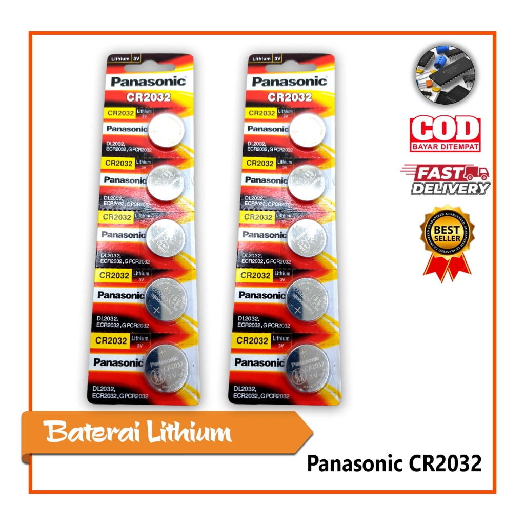 CR 2032 PANASONIC Baterai CR2032 / Battery CR-2032 / ORIGINAL MURAH