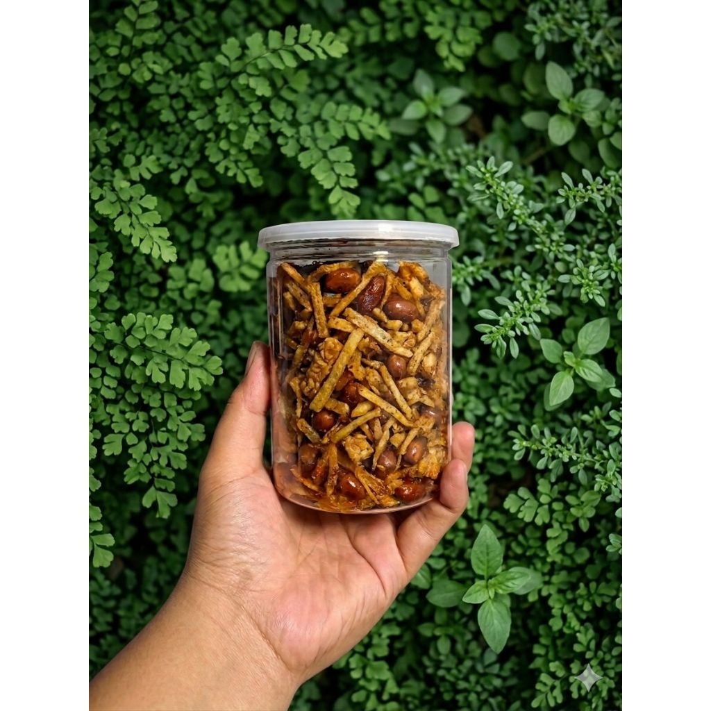 KERING TERI TEMPE KACANG 250gr PEDAS MANIS GURIH