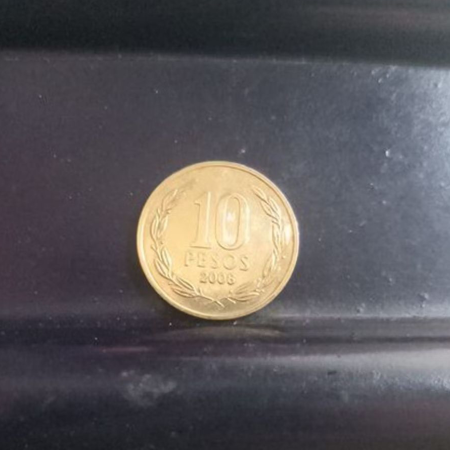 koin chile 10 pesos 2008
