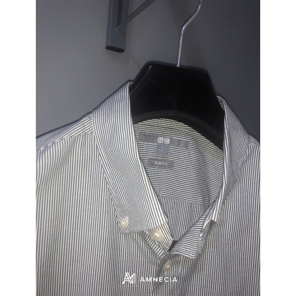 UNIQLO Broadcloth Striped Shirt