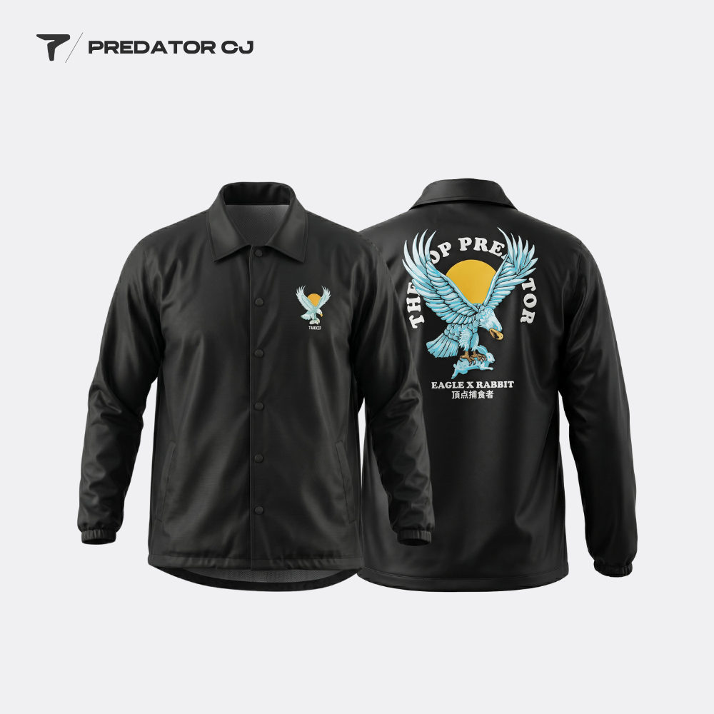 Jaket Coach Pria Tracker Top Predator CJ