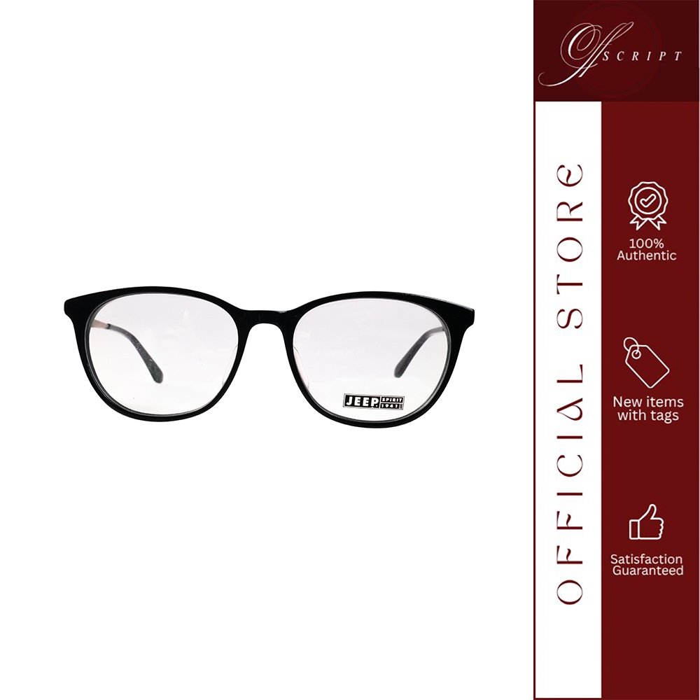 JEEP Frame Kacamata Plus Minus Pria Wanita Ori Unisex JSB10S5-53-F-S.BLK/GLD