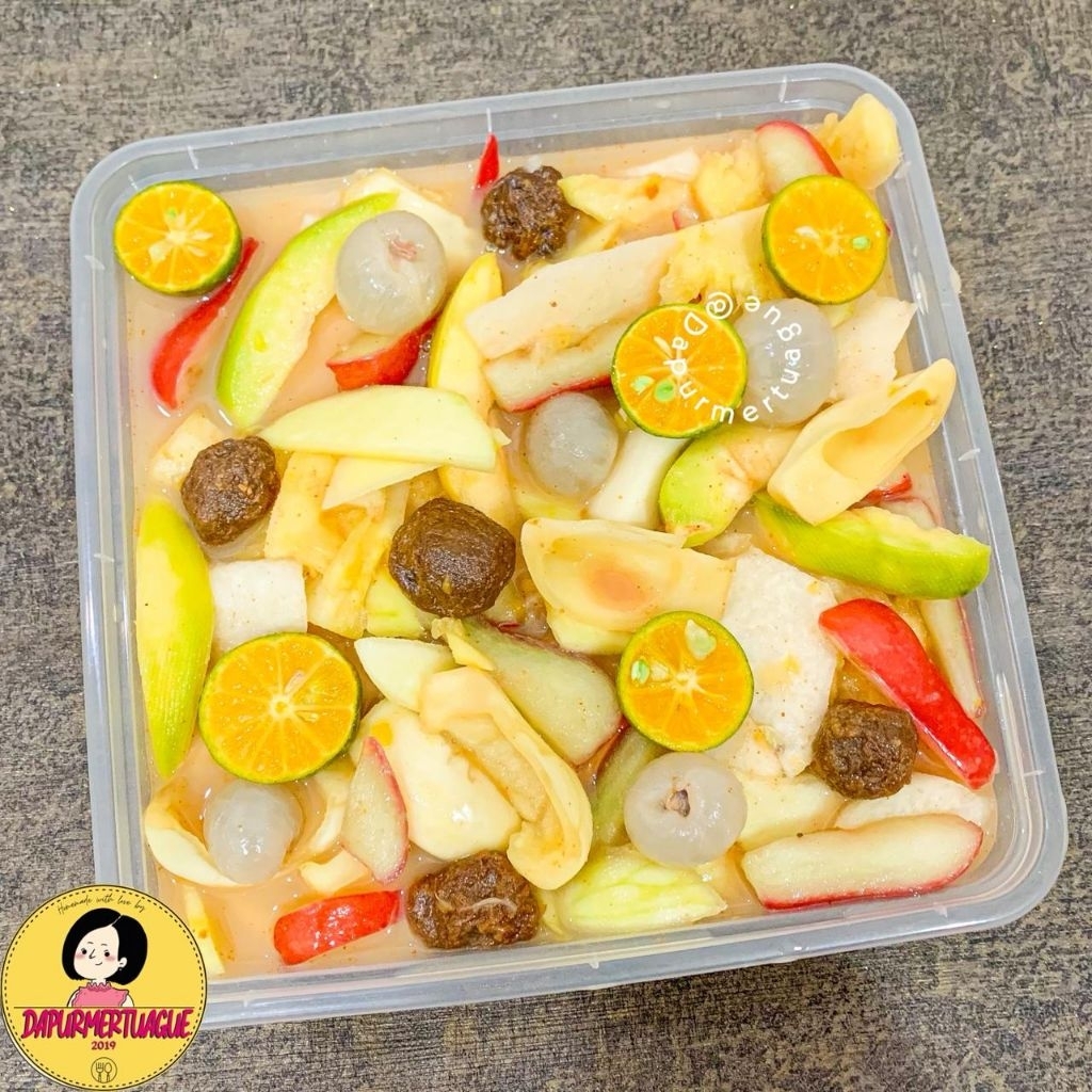 ASINAN BUAH SULTAN 1800gr/ ASINAN BUAH KIAMBOY/ ASINAN MANGGA ALA SULTAN / ASINAN BUAH MEWAH