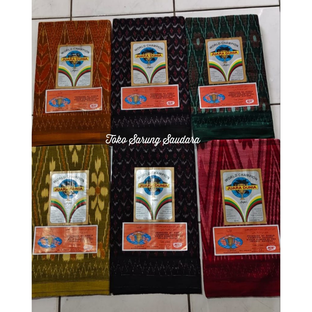 Sarung Goyor Juara Dunia